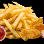 Pommes frites and Chicken Nuggets